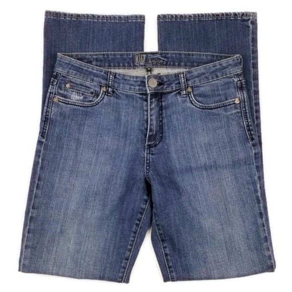 Kut From The Kloth Bootcut Jeans Medium Wash Stretch Denim Womens 10 - Picture 6 of 15